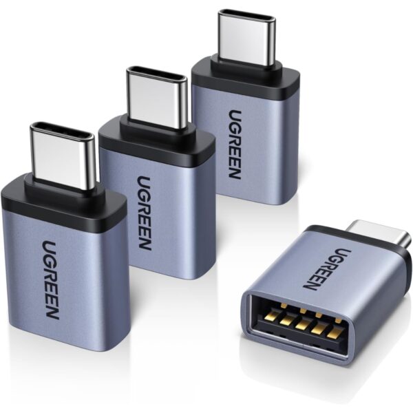 Adaptadores UGREEN USB-C a USB-A 3.2 Paquete x4