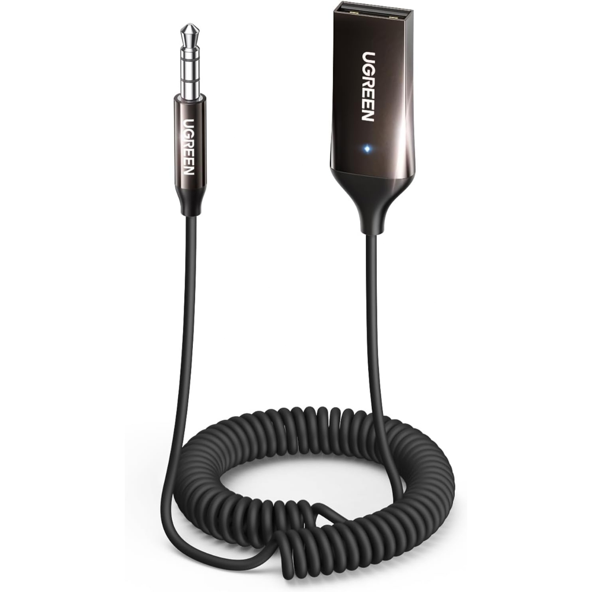 Adaptador Bluetooth UGREEN AUX 3.5mm para Carro y Audio