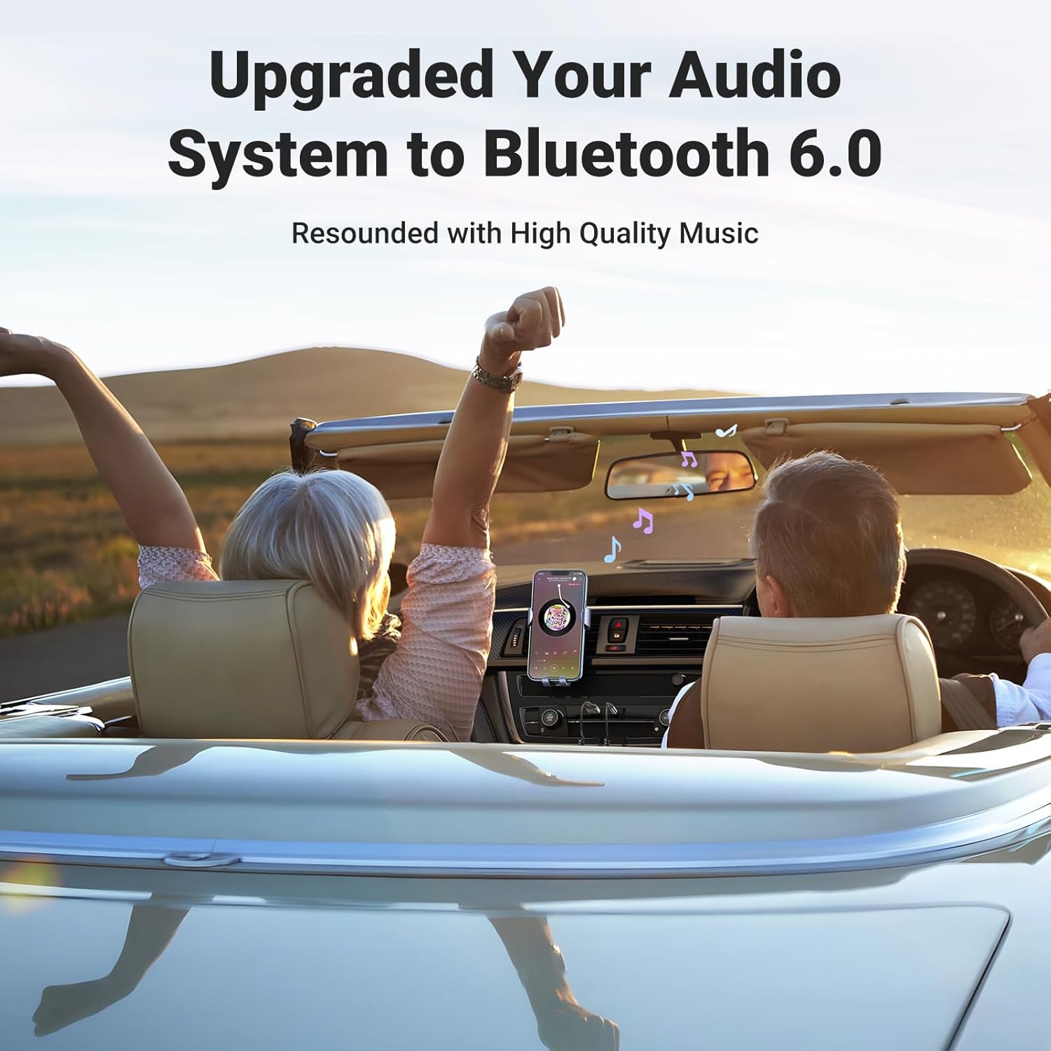 Adaptador Bluetooth UGREEN AUX 3.5mm para Carro y Audio - Image 3