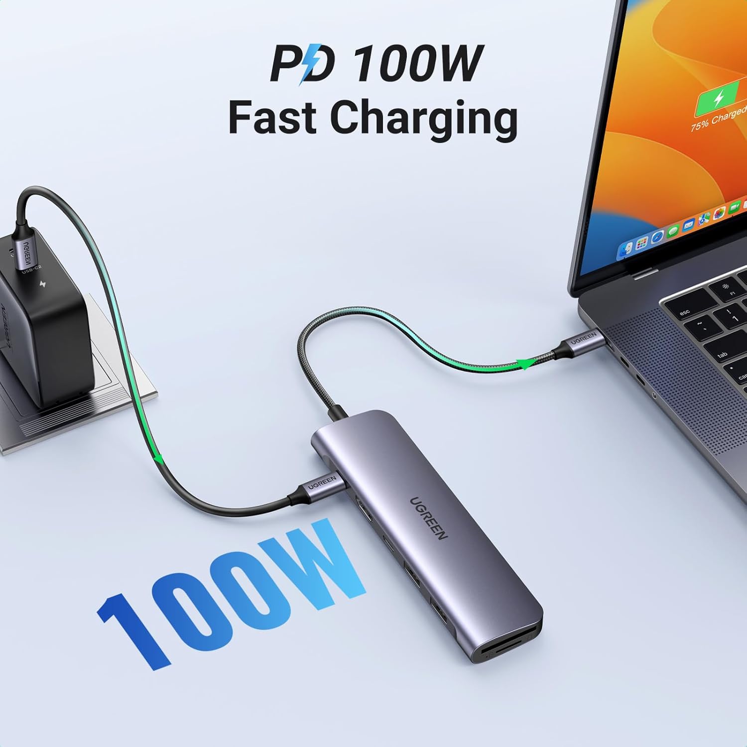 Hub Multipuerto USB-C UGREEN Revodok 7 en 1 - Image 3