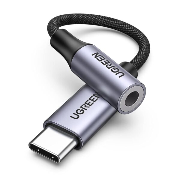 Adaptador UGREEN USB-C a Jack 3.5mm con Audio HiFi