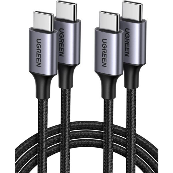 Cable UGREEN USB-C a USB-C 60W Paquete x2