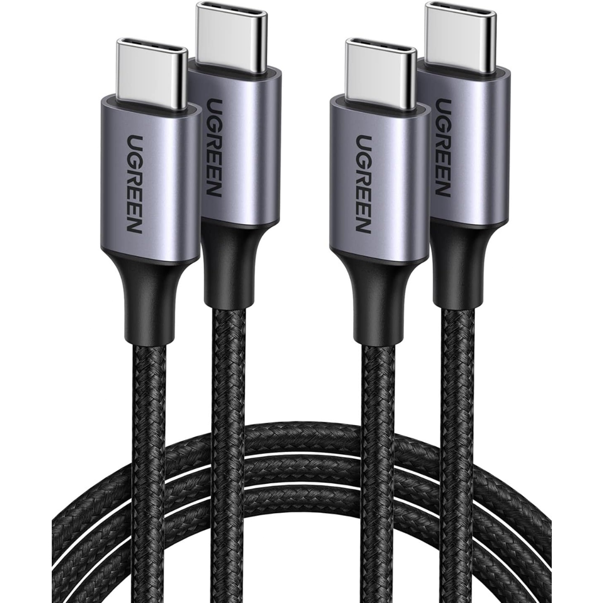 Cable UGREEN USB-C a USB-C 60W Paquete x2