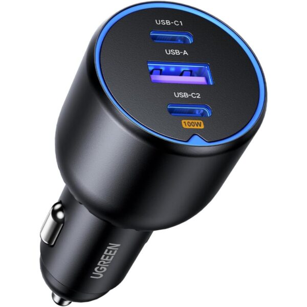 Cargador de Carro UGREEN USB-C 130W para Carga Rápida