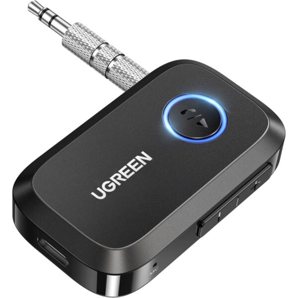 Adaptador Bluetooth UGREEN 5.4 AUX 3.5mm para Carro