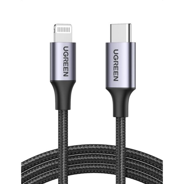 Cable iPhone iPad USB-C a Lightning 1 Metro Certificado MFi UGREEN