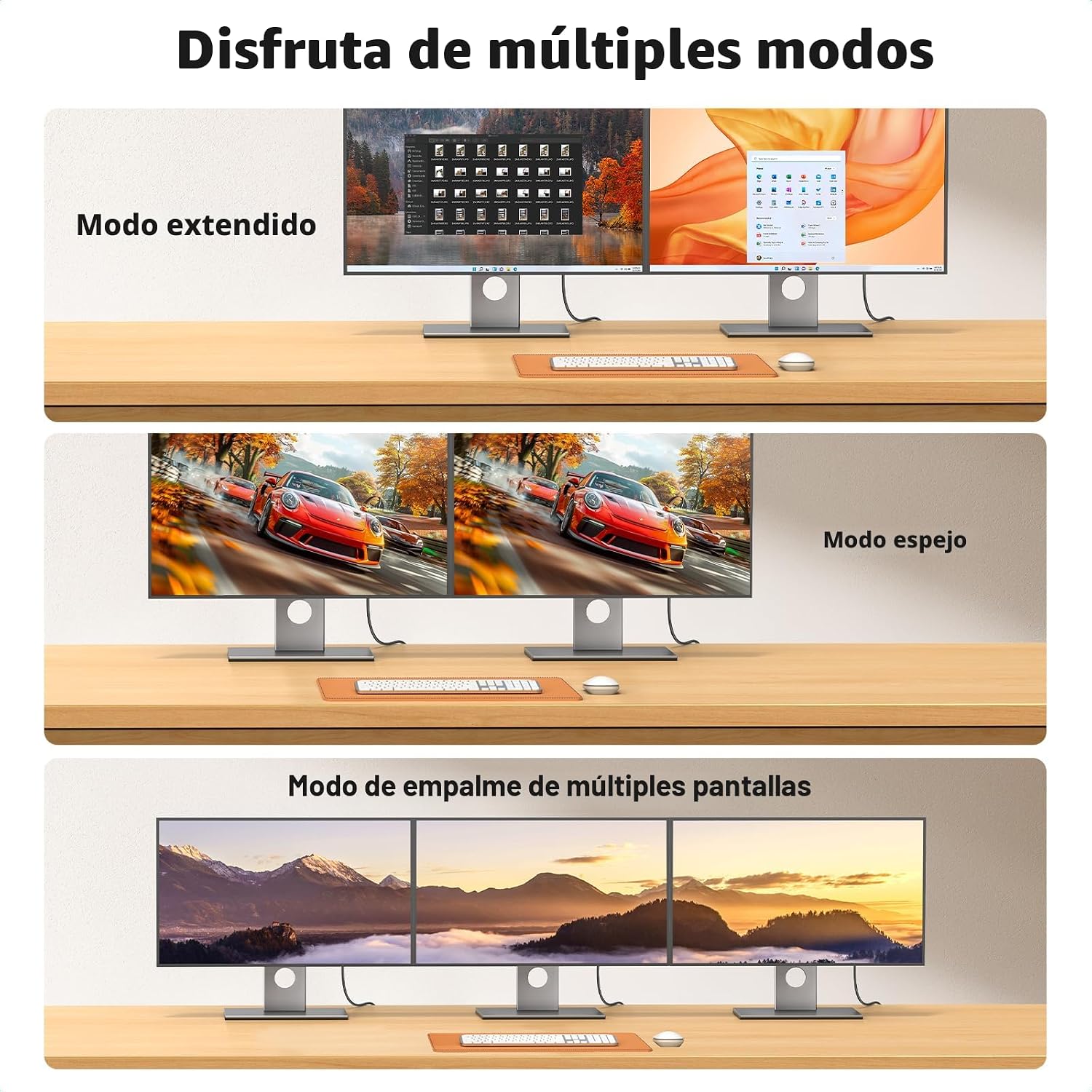 Cable UGREEN DisplayPort a HDMI 4K de 2 Metros - Image 3