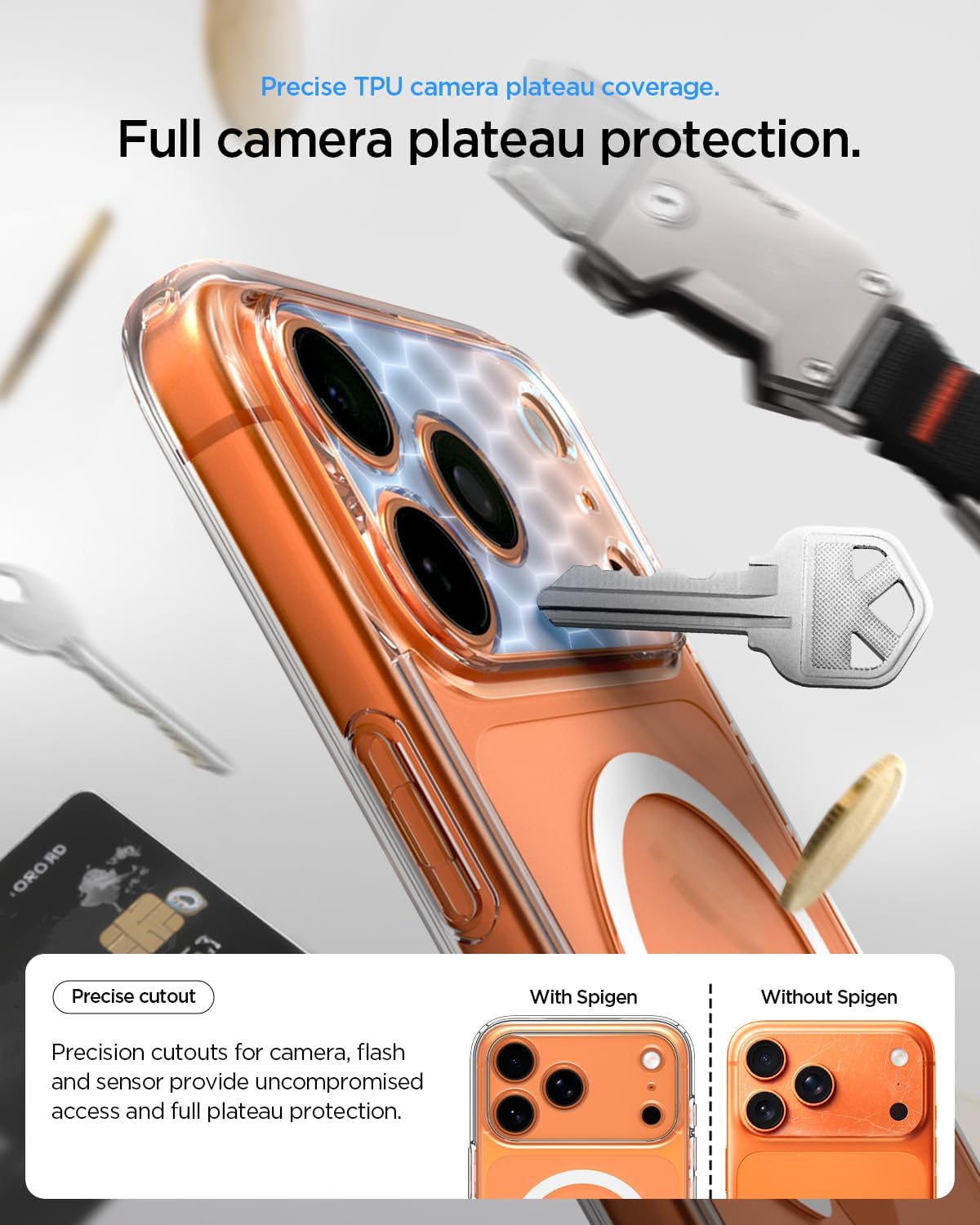 Funda Spigen Ultra Hybrid MagFit Transparente para iPhone 17 Pro Max con MagSafe - Image 3