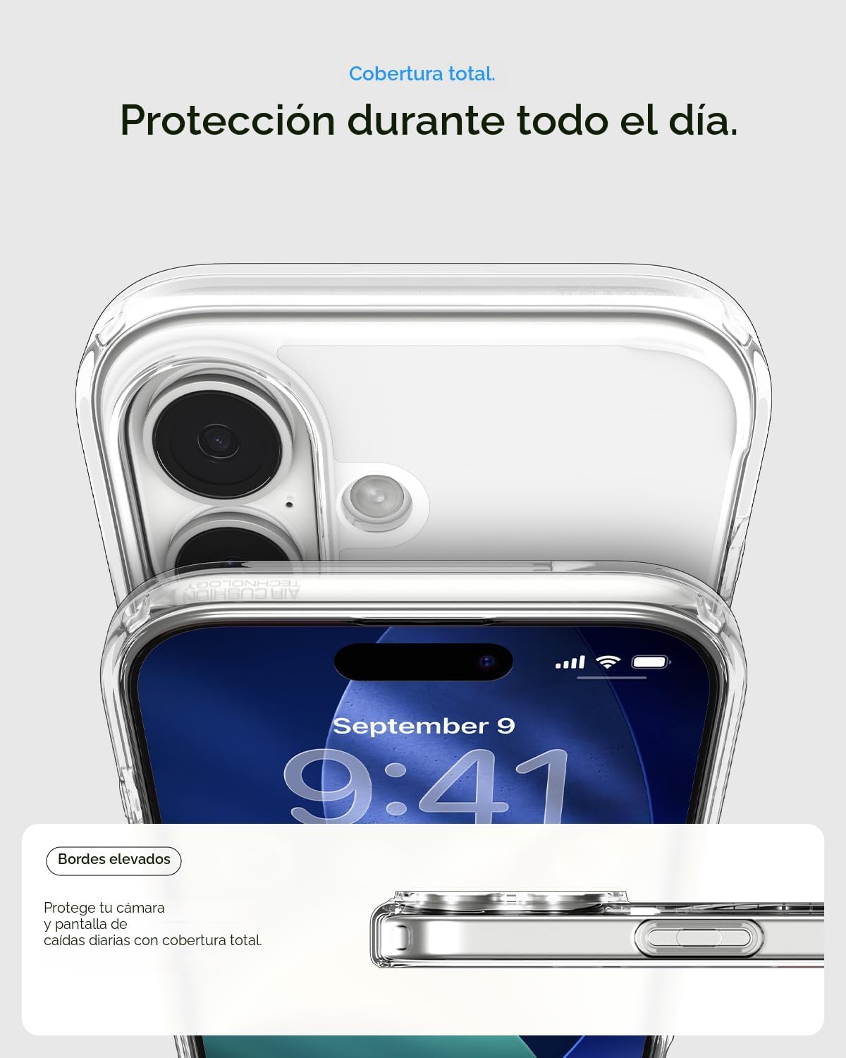 Funda Spigen Ultra Hybrid MagFit Transparente para iPhone 17 con MagSafe - Image 2