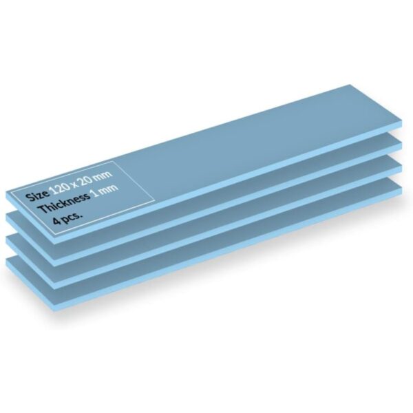 Almohadilla Térmica ARCTIC TP-3 de 1 mm – 120 x 20 mm, 4 Piezas