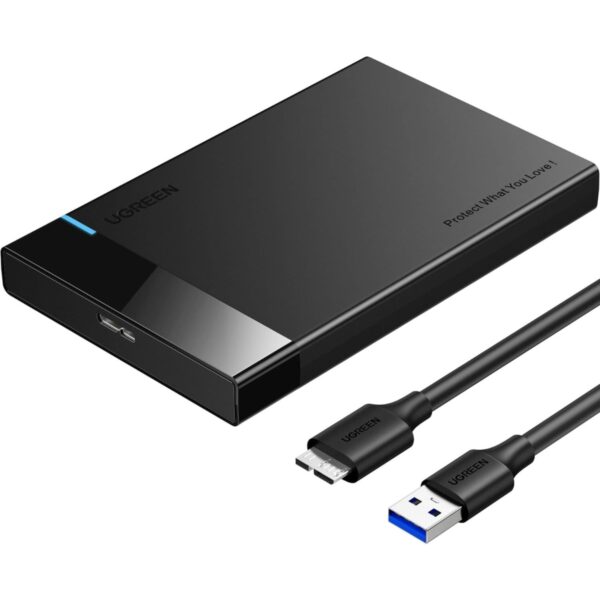 Caja Externa UGREEN USB 3.0 a SATA III para SSD y HDD 2.5"