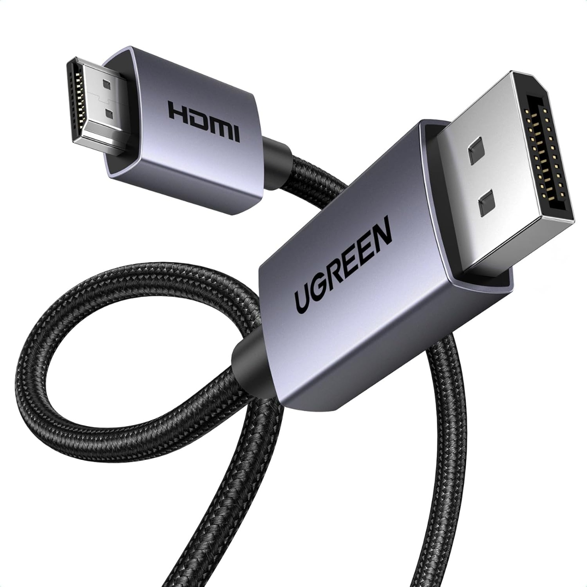 Cable UGREEN DisplayPort a HDMI 4K de 2 Metros